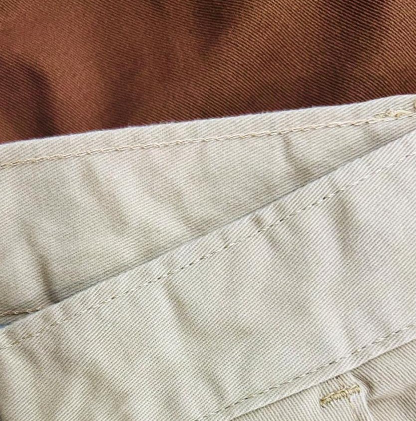 Close-up of Snooze super stretch cotton twill